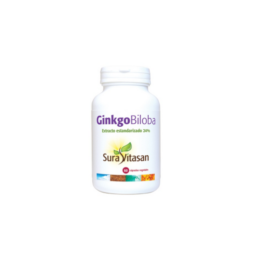 Sura Vitasan Ginkgo Biloba Hojas 800 mg, Extracto 120 mg (60 capsulas)