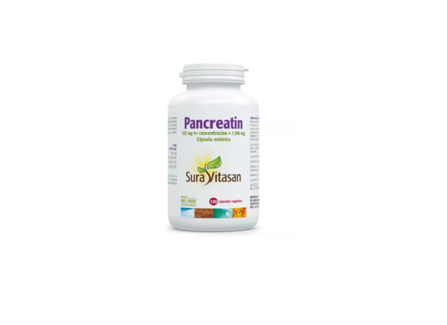 Sura Vitasan Pancreatin 325 mg (120 capsulas)