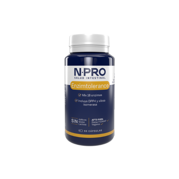 N-Pro Enzimtolerance 500 mg (60 capsulas)