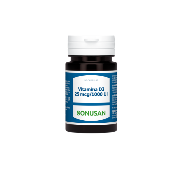 Vitamina D3 25 mcg (1000 UI) (90 comprimidos)